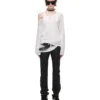 1jinn washed leather slim bootcut trousers 8