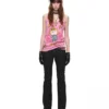 1jinn washed leather slim bootcut trousers 11