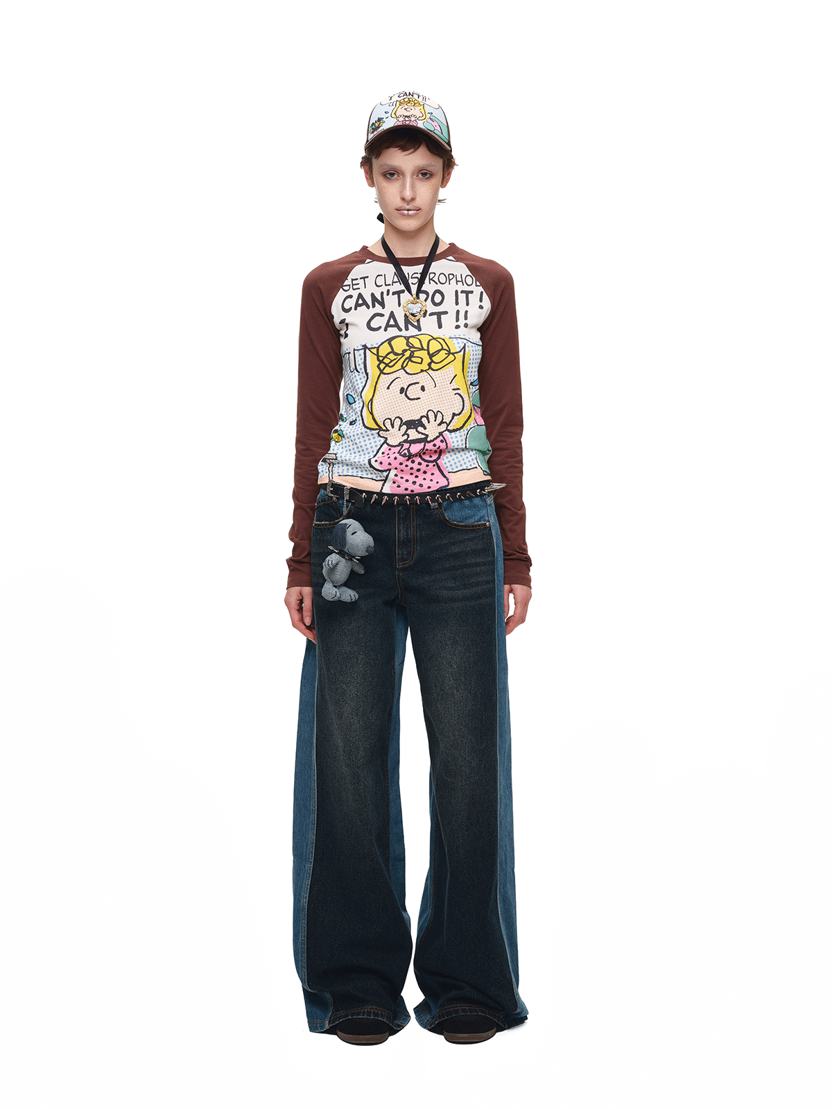 IN STOCK ♱ 1JINN x SNOOPY ੯‧̀͡⬮ PEANUTS COMIC RAGLAN LONG SLEEVE TEE - 3colors - Image 19