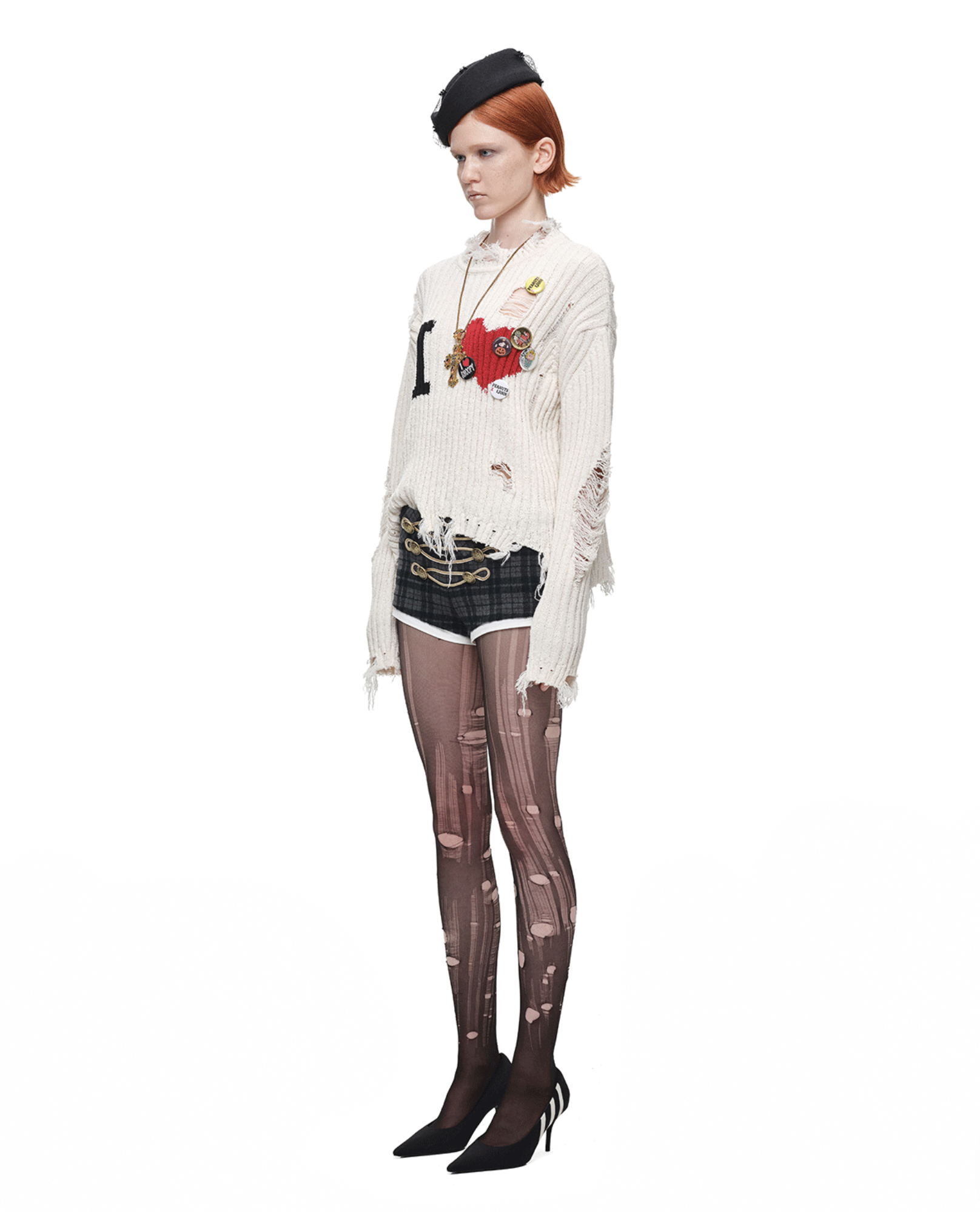 1JINN NASTY REVERSIBLE DISTRESSED SWEATER ♱ 2colors - Image 14
