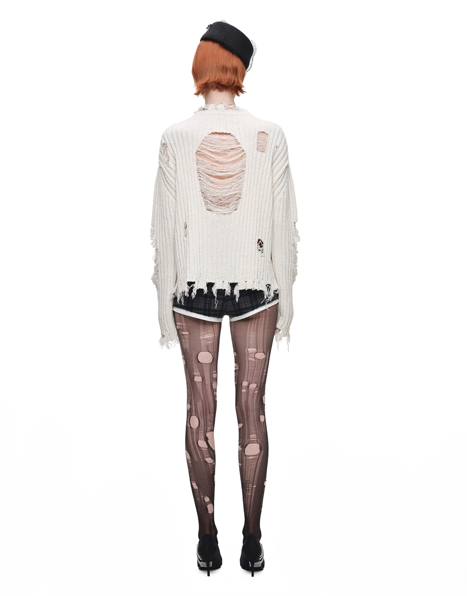1JINN NASTY REVERSIBLE DISTRESSED SWEATER ♱ 2colors - Image 15