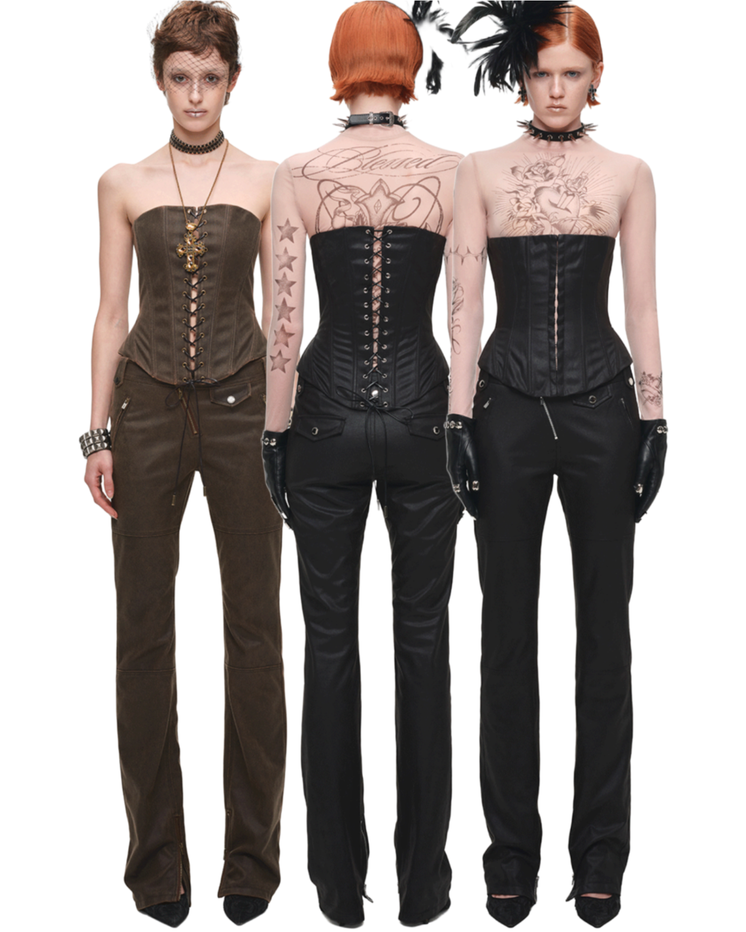 IN STOCK ♱ 1JINN BLARE REVERSIBLE CORSET BUSTIER ♱ 2colors
