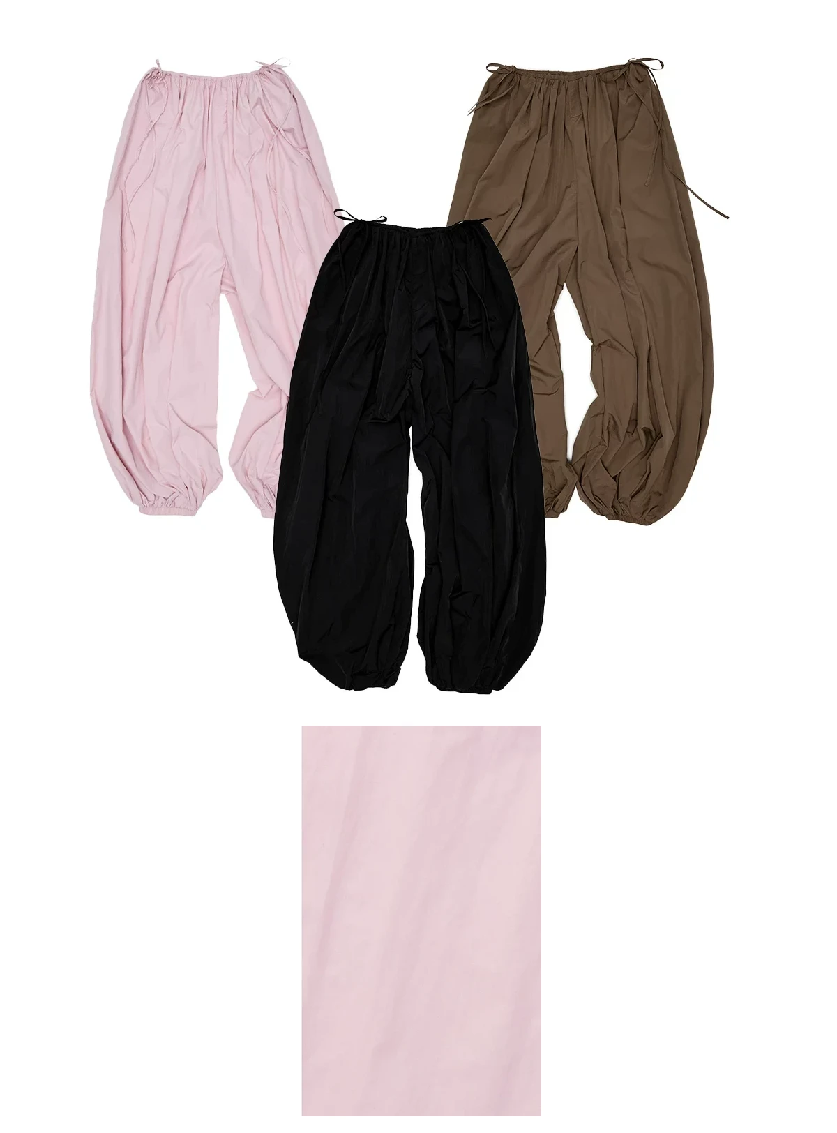1jinn airy balloon parachute trousers packshot and detail