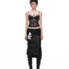 1Jinn Beaded Lace Satin Boned Corset Cami 4