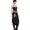 1Jinn Beaded Lace Satin Boned Corset Cami 10