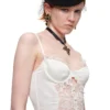 1Jinn Beaded Lace Satin Boned Corset Cami 18