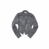 1Jinn Crackle Washed Cropped Biker Jacket 25