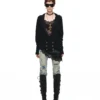 1Jinn Distressed Patchwork Straight Jeans 15