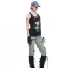 1Jinn Distressed Patchwork Straight Jeans 20
