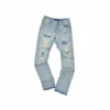 1Jinn Distressed Patchwork Straight Jeans 23