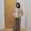 1Jinn Fair Isle Pony Jacquard Knit Hood 3