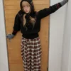 1Jinn Fair Isle Pony Jacquard Knit Hood 7