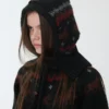 1Jinn Fair Isle Pony Jacquard Knit Hood 20