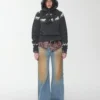 1Jinn Fair Isle Pony Jacquard Knit Hood 23