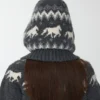 1Jinn Fair Isle Pony Jacquard Knit Hood 31