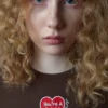 1jinn snoopy peanuts embroidered flutter sleeve tee 7