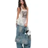 1jinn snoopy peanuts framed print lace cami dress 8