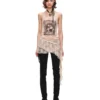 1jinn snoopy peanuts framed print lace cami dress 15