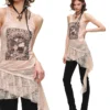 1jinn snoopy peanuts framed print lace cami dress 18