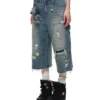 1Jinn X Snoopy Sticker Print Cropped Baggy Jeans 6