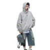 1Jinn X Snoopy Sticker Print Cropped Baggy Jeans 16