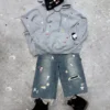 1Jinn X Snoopy Sticker Print Cropped Baggy Jeans 19