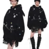 1Jinn X Snoopy Sticker Print Hooded Sweatshirt 5