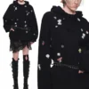 1Jinn X Snoopy Sticker Print Hooded Sweatshirt 9