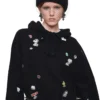 1Jinn X Snoopy Sticker Print Hooded Sweatshirt 11