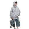 1Jinn X Snoopy Sticker Print Hooded Sweatshirt 16