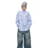 1Jinn X Snoopy Sticker Print Wide Leg Jeans 24
