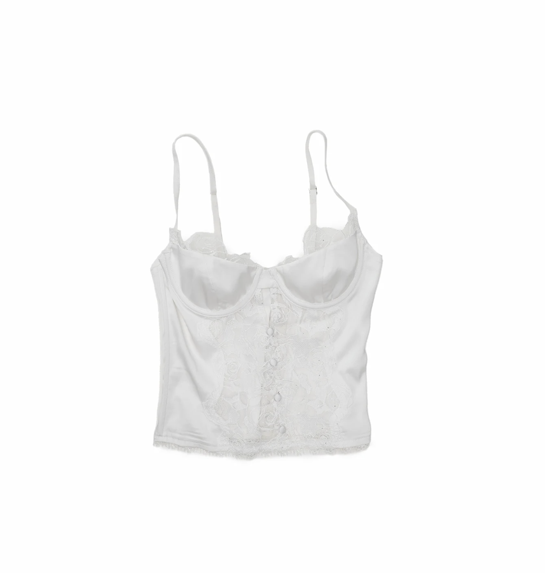 IN STOCK ♱ 1JINN BEADED LACE SATIN BONED CORSET CAMI - 2colors - Image 21
