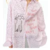 Deleteex Ded Moji Striped Oversized Shirt 10