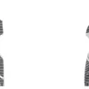 Deleteex Striped Backless Hooded Vest 2