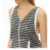Deleteex Striped Backless Hooded Vest 6