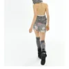 Deleteex Striped Backless Hooded Vest 14