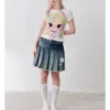 Masoomake Xiaoman Print Raglan Tee 9