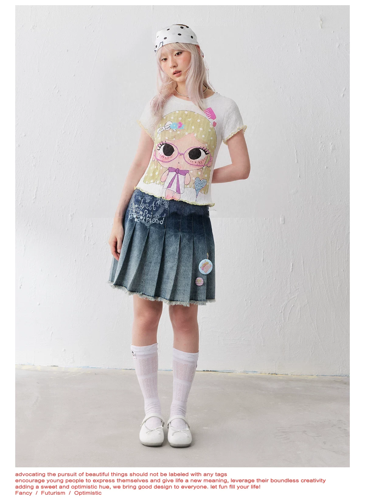 Masoomake Xiaoman Print Raglan Tee 9