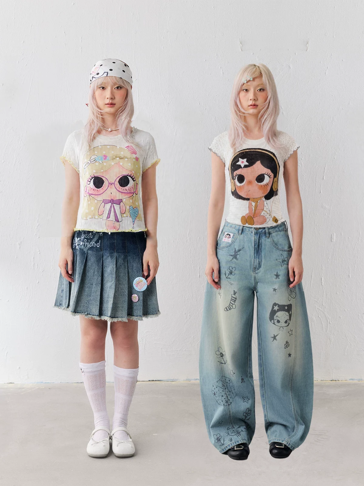 Masoomake Xiaoman Print Raglan Tee 12