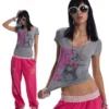 No E Mosen Vintage Portrait Print Cashmere Blend Tee 2