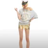 Norgira Boykiller Foil Print Off Shoulder Tee 2