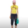 Norgira Good Kisser Glitter Slogan Stretch Tee 2