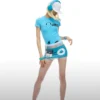 Norgira Ipod Digital Print Low Rise Mini Skirt 2