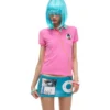 Norgira Ipod Digital Print Low Rise Mini Skirt 5