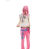 Norgira Praying Girl Print Stretch Polo Tee 3