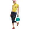 Norgira Slogan Print Cuffed Cropped Sweatpants 5