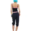 Norgira Slogan Print Cuffed Cropped Sweatpants 11