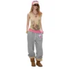 Norgira Trash Print Cuffed Sweatpants 6