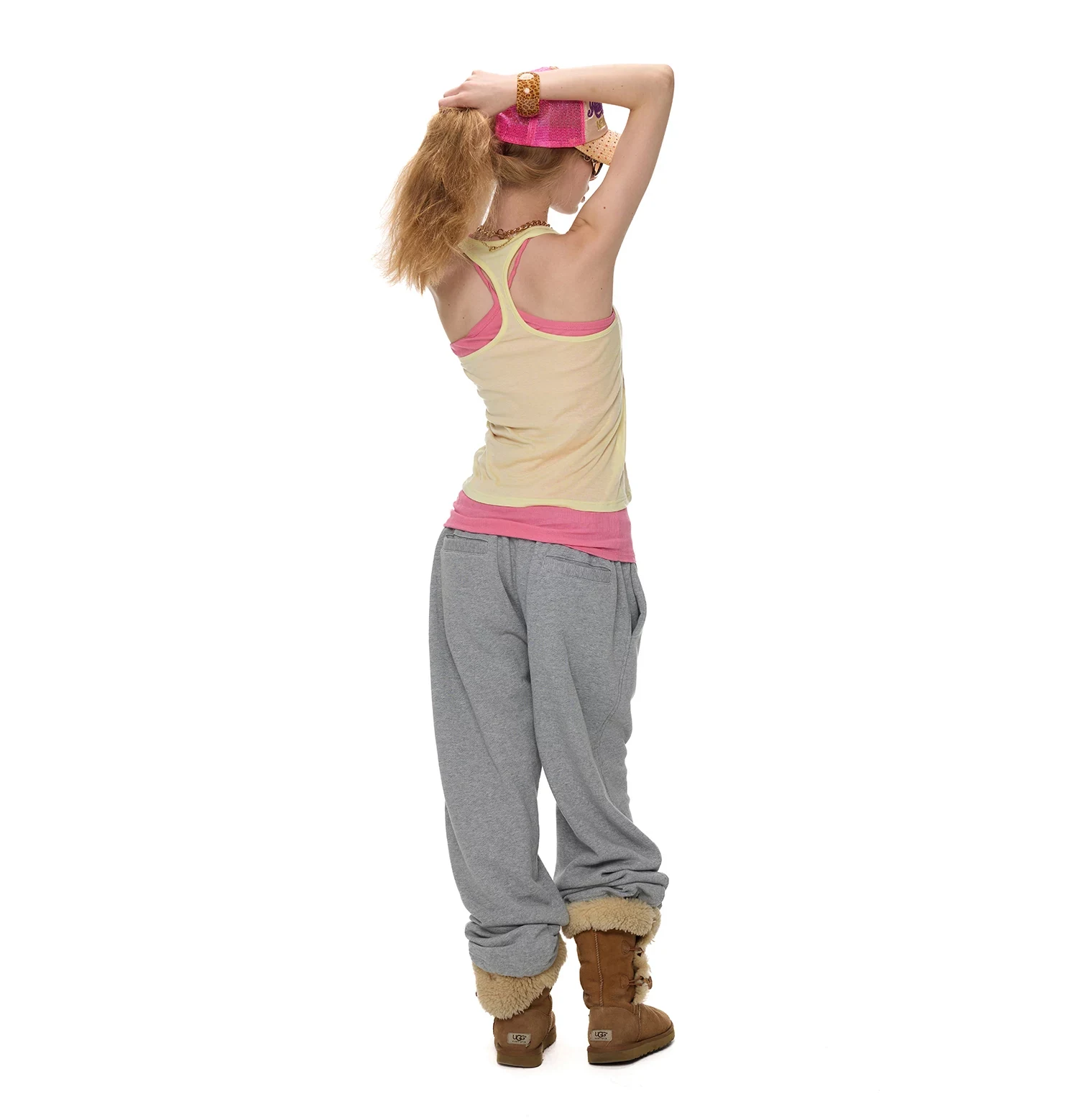 Norgira Trash Print Cuffed Sweatpants 7
