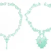 Rustset 3D Printed Star Vine Key Lock Necklace 2